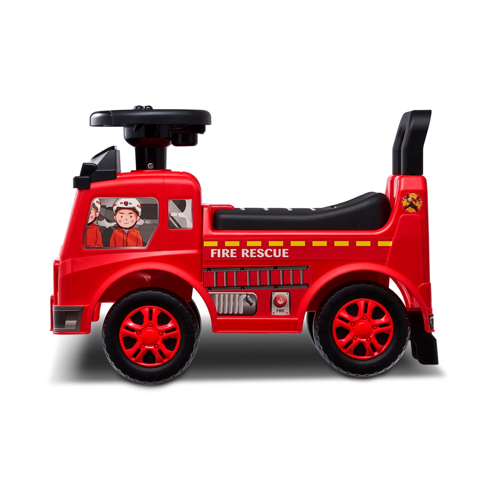 Classic Ride-on Car For Toddlers With Music And Storage, Red_voghion.com